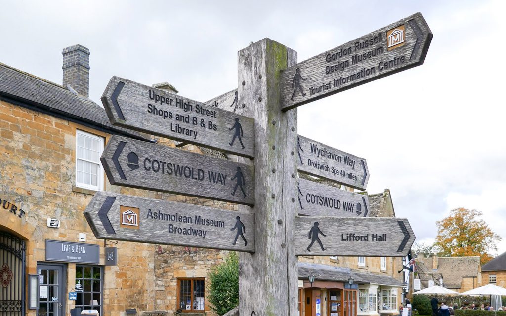 Broadway signpost