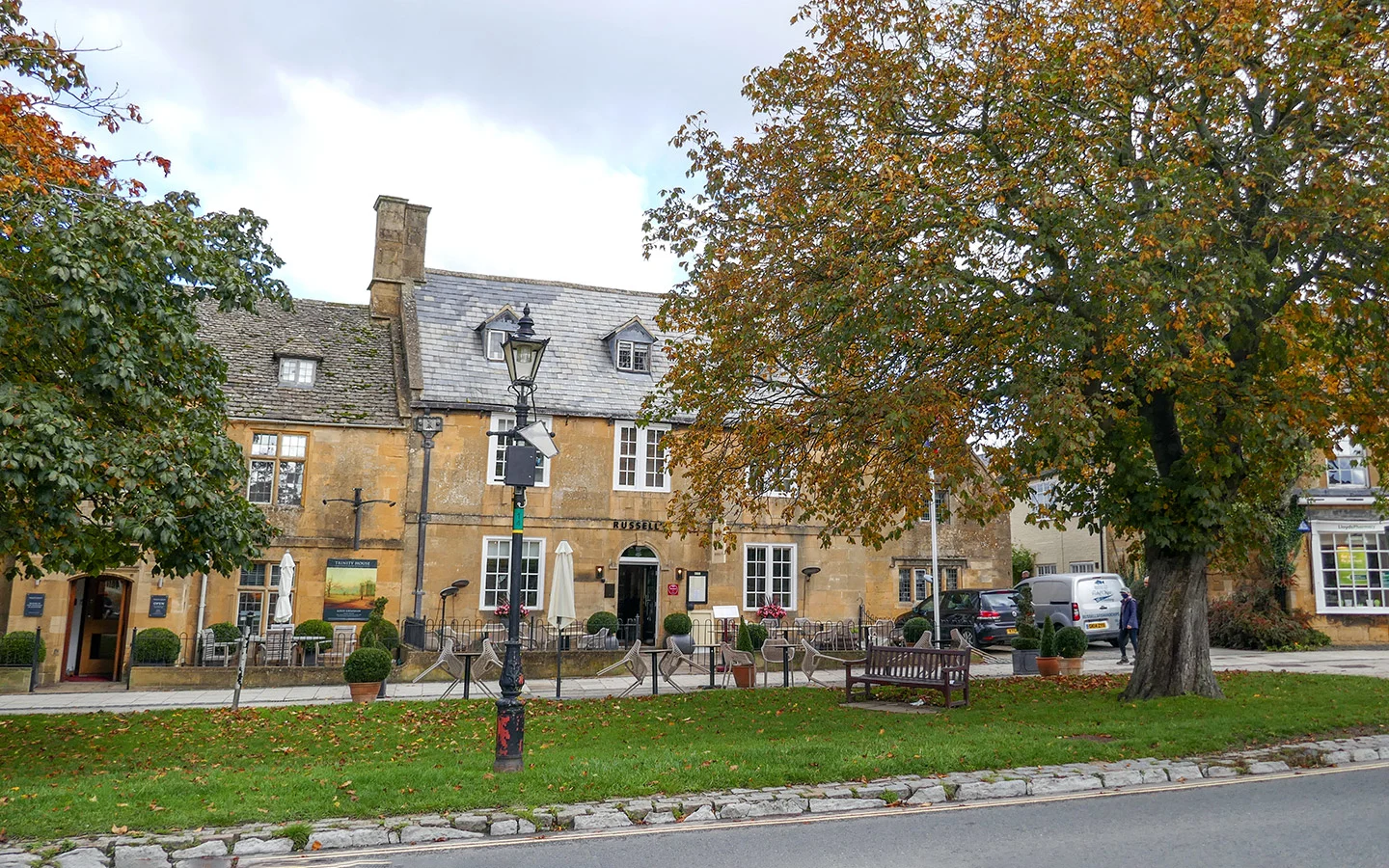 Russell's restaurant in Broadway, Cotswolds