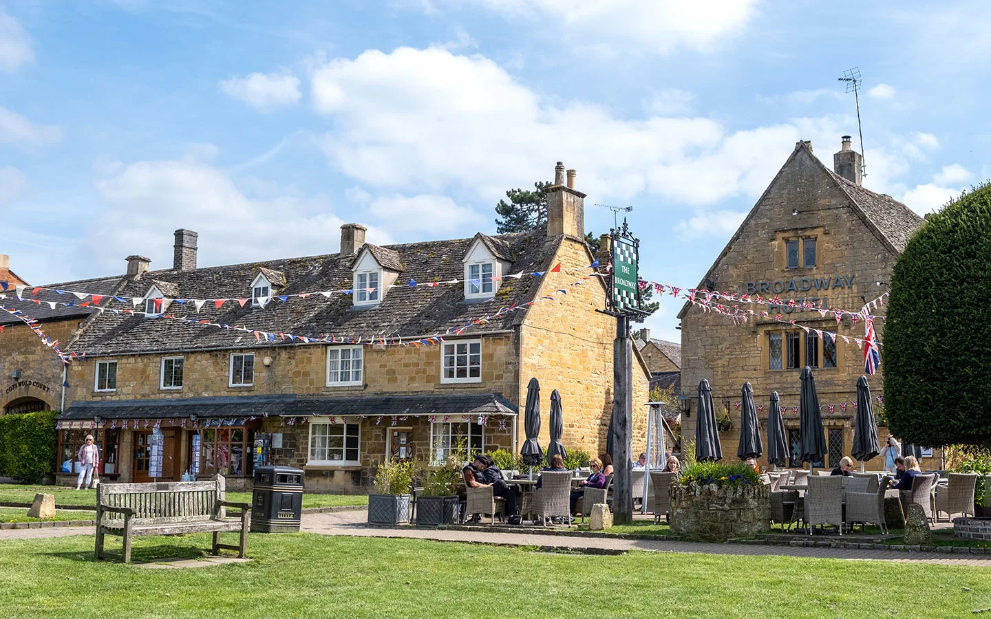 The village green in Broadway, Cotswolds