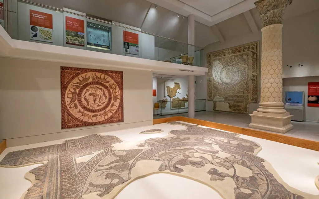 Mosaics in Cirencester's Corinium Museum