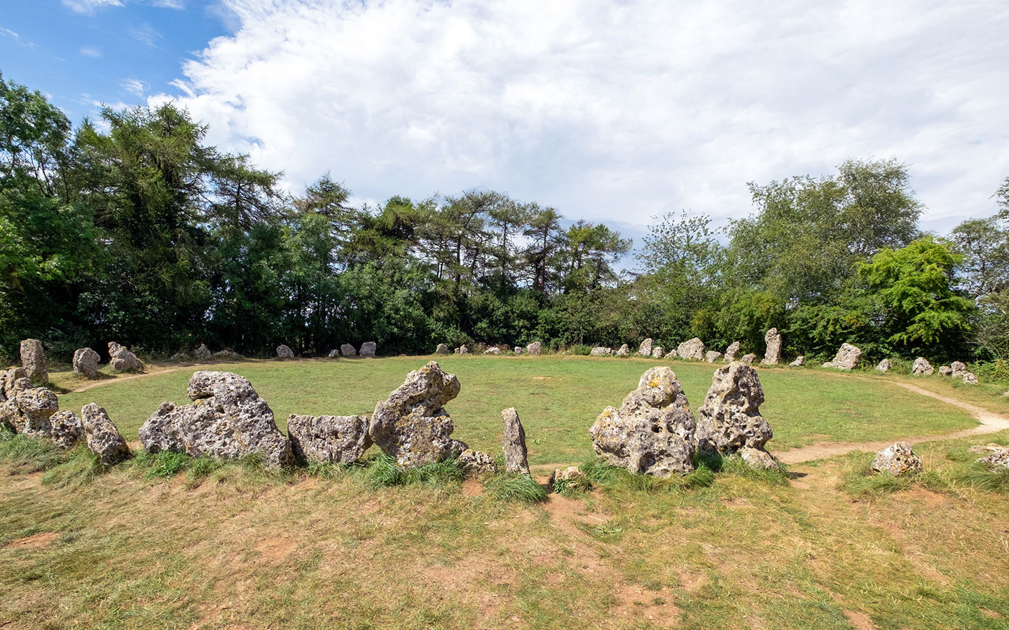 King's Men at the Rollright Stones in the Cotswolds