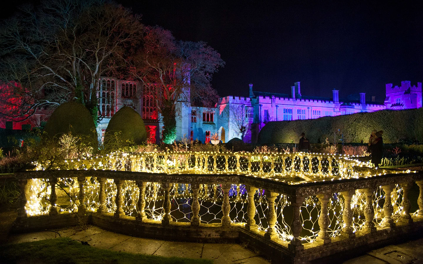 Sudeley Castle Spectacle of Light Christmas light trail in the Cotswolds