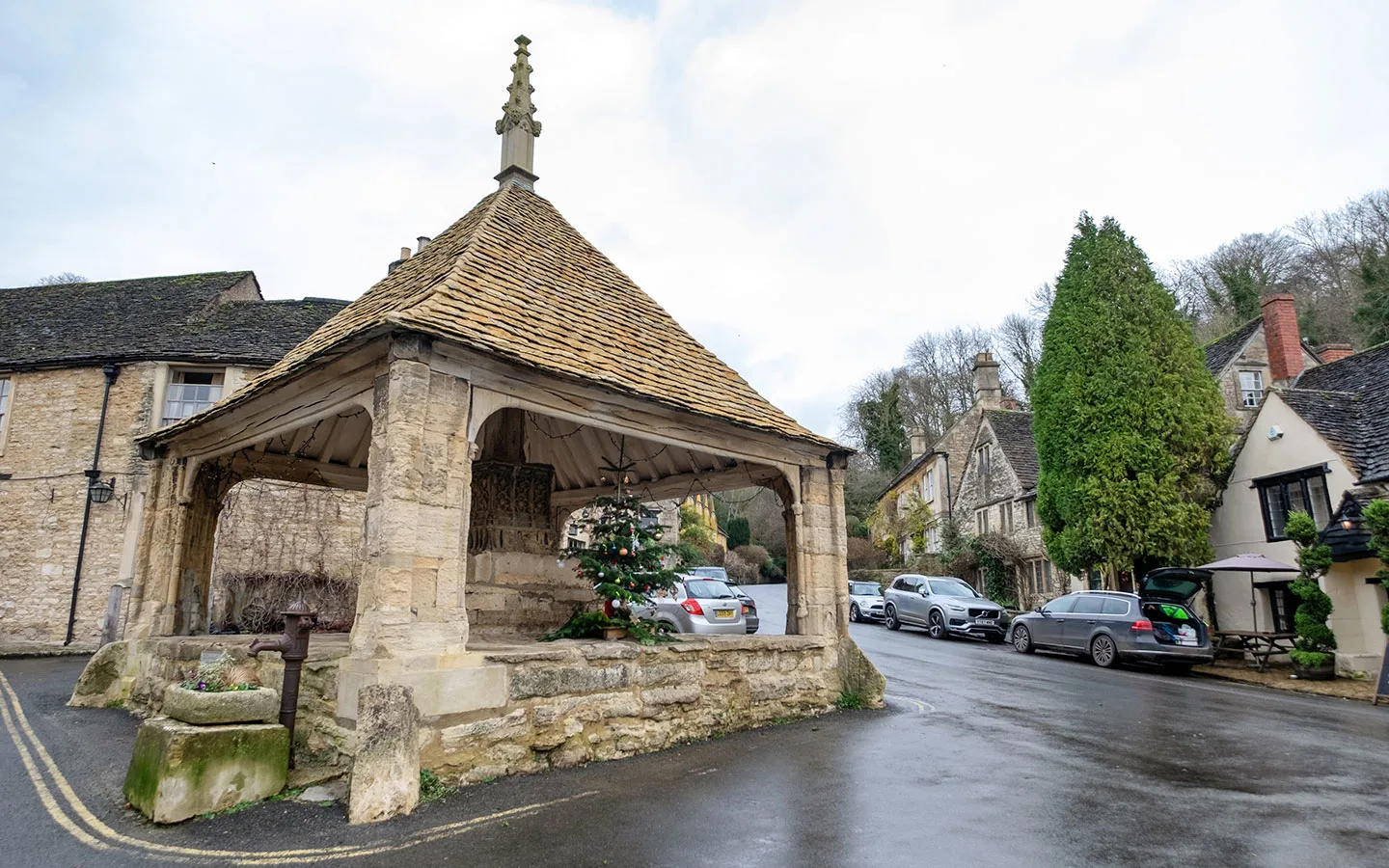 Castle Combe in the Cotswolds in November