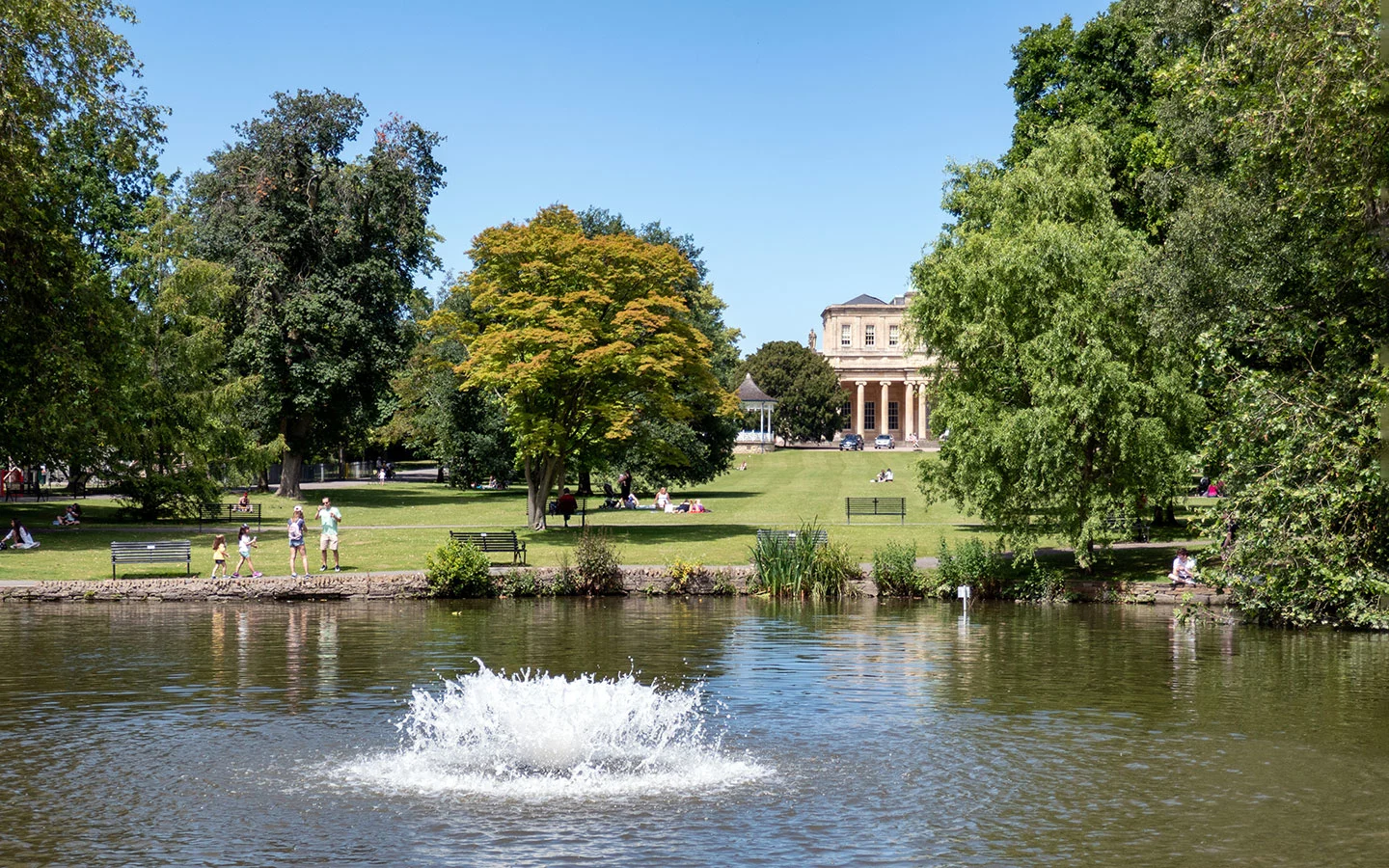 Pittville Park in Cheltenham