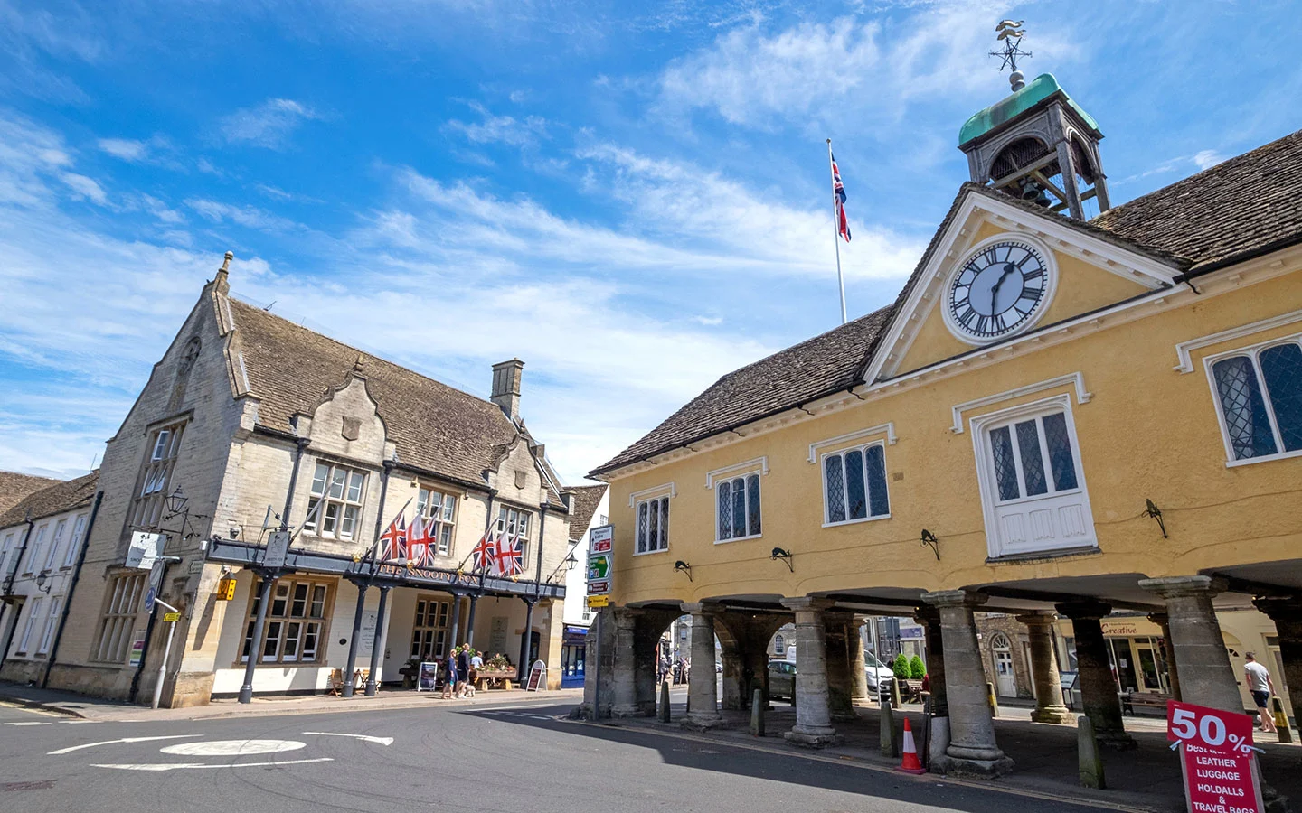 Tetbury Market Hall in the Cotswolds
