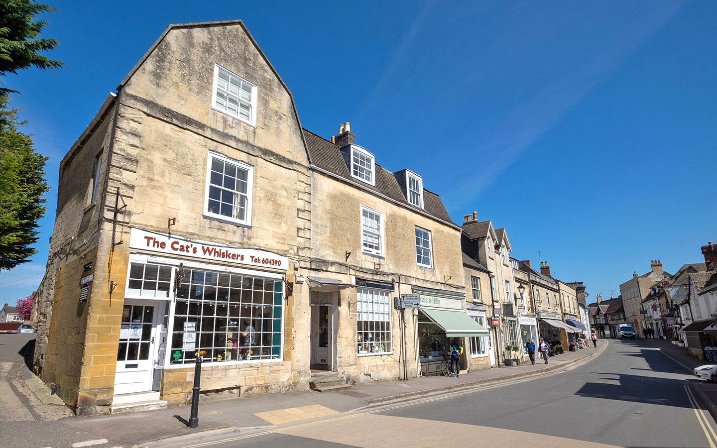 Shops in Winchcombe in the Cotswolds