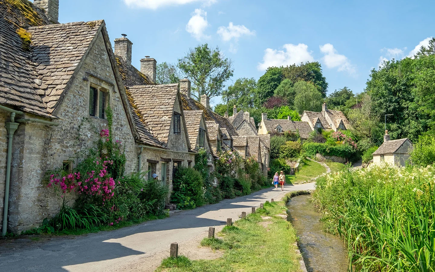 Arlington Row cottages in Bibury in the Cotswolds
