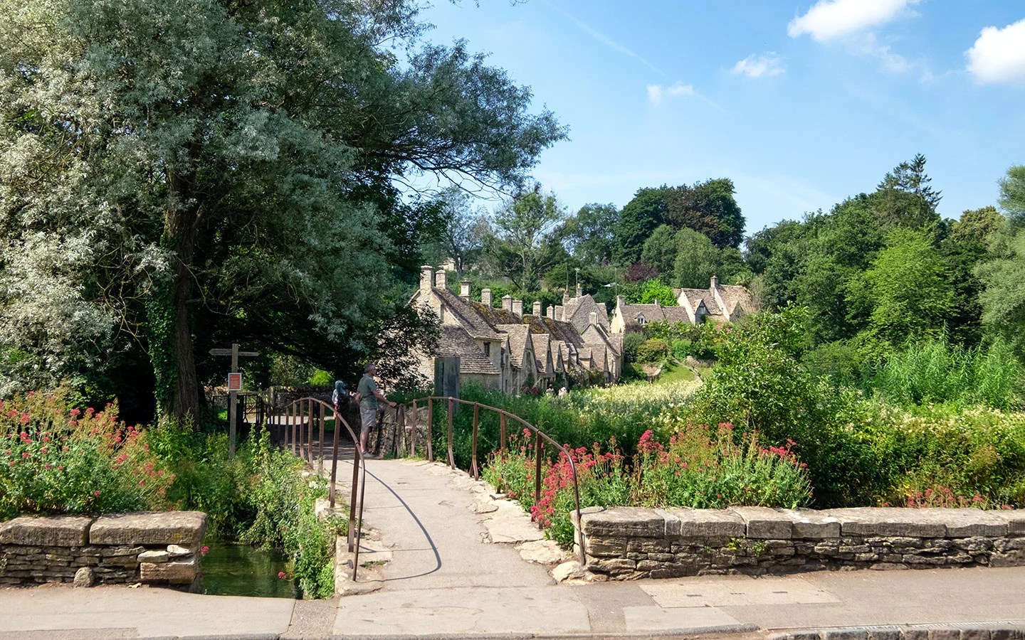 Bibury, Bibury, Cotswolds, Midlands, Inglaterra Bibury, a s…