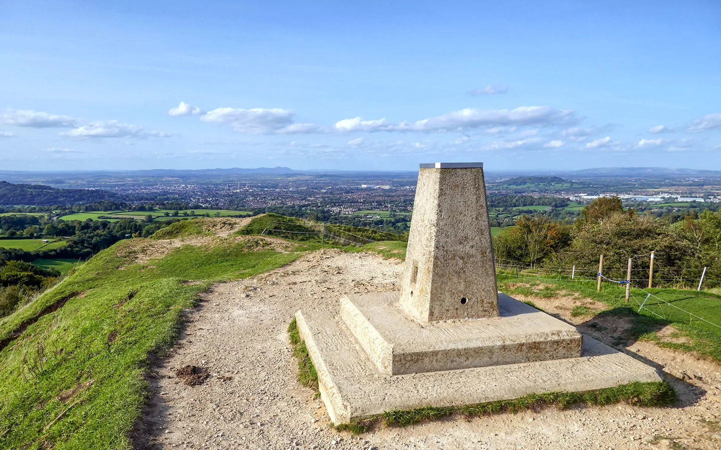 Views from Painswick Beacon in the Cotswolds