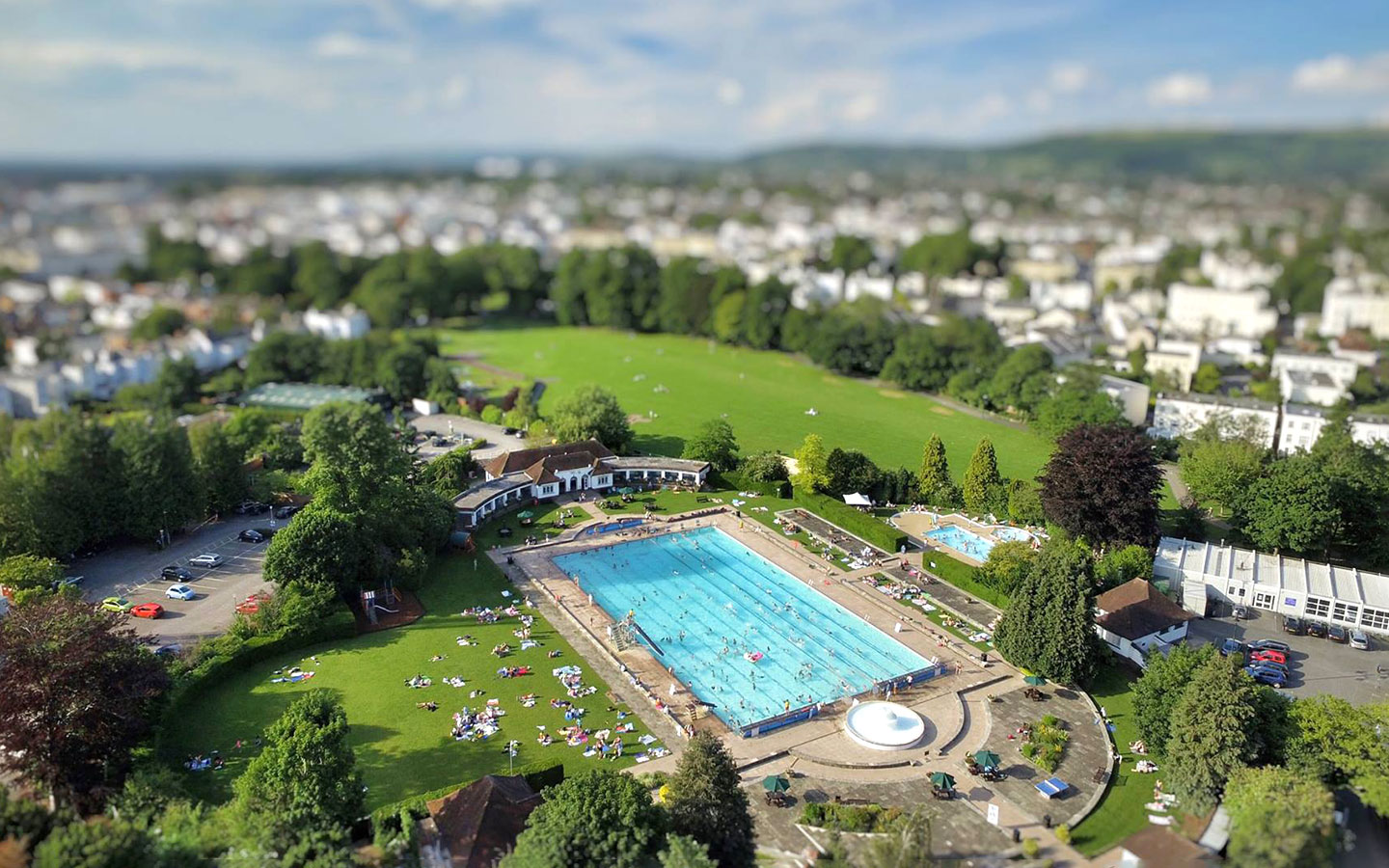 Sandford Parks Lido in Cheltenham