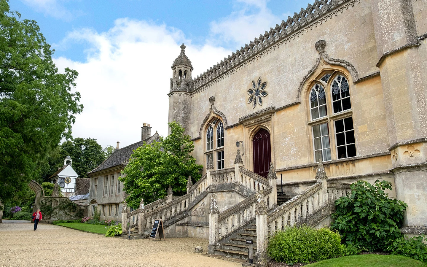 Lacock Abbey National Trust site in the Cotswolds