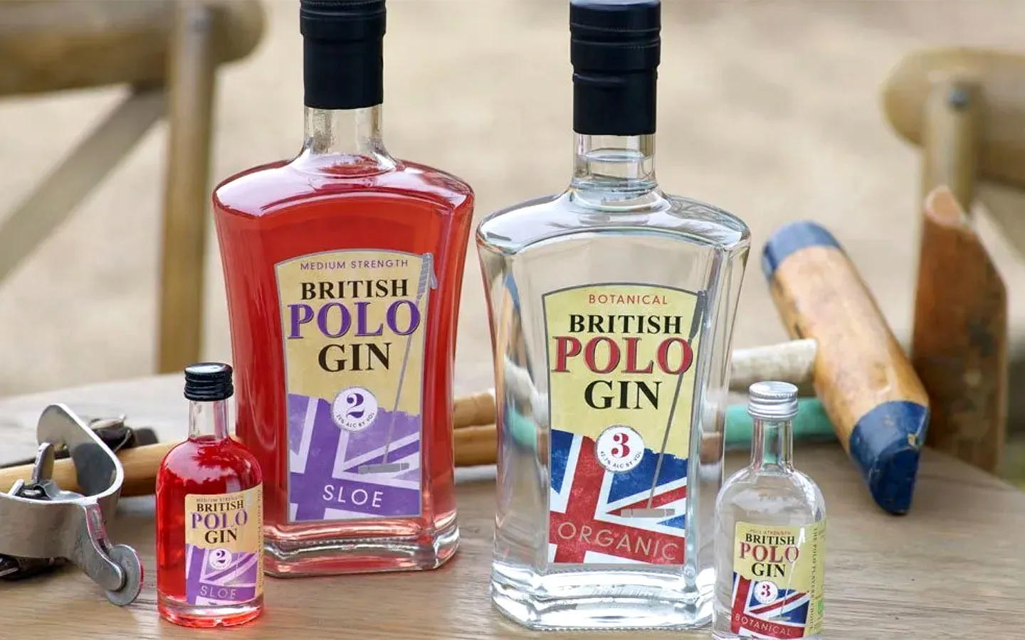 Polo Gin Original and Sloe gins