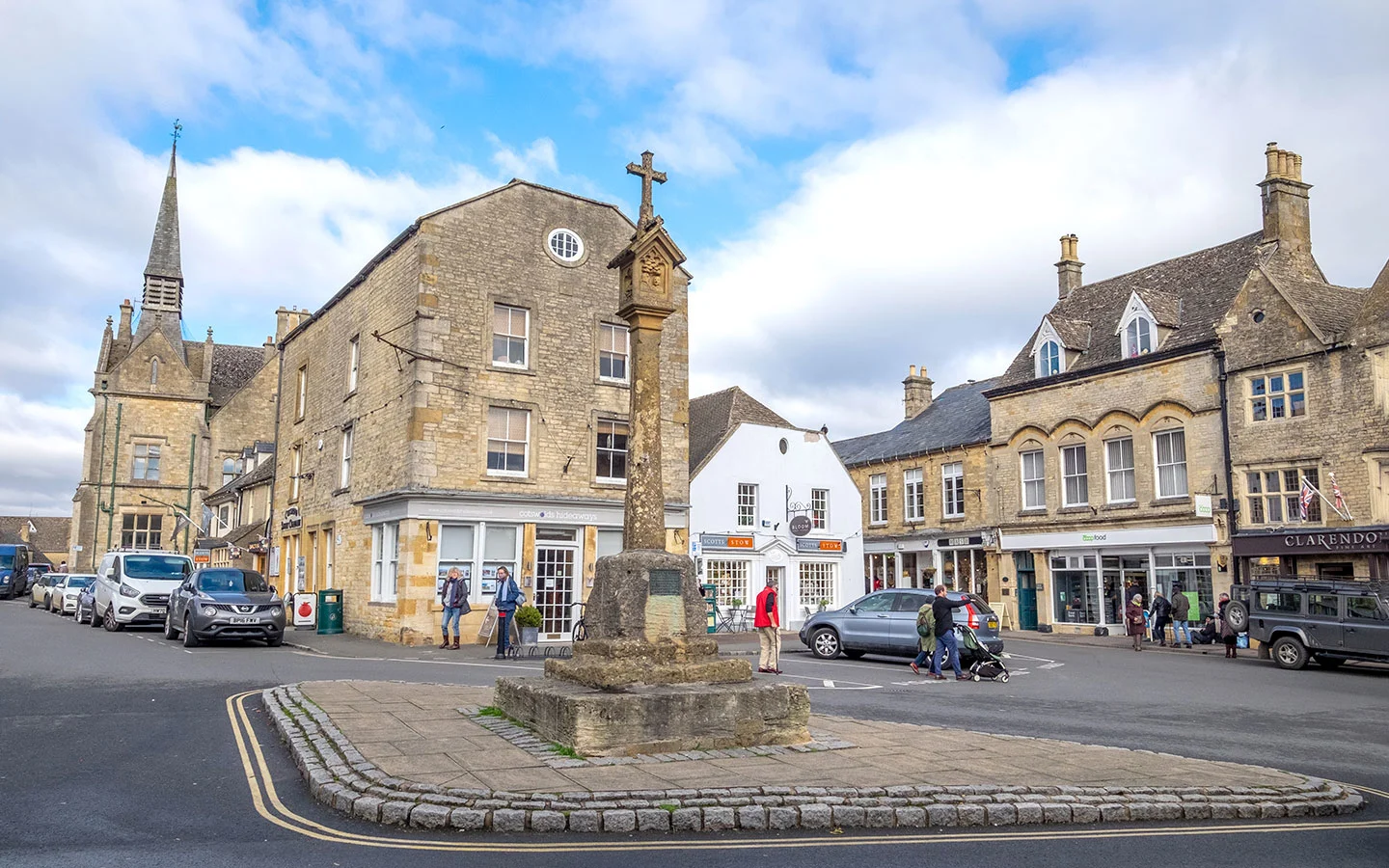 The Market Square in Stow-on-the-Wold