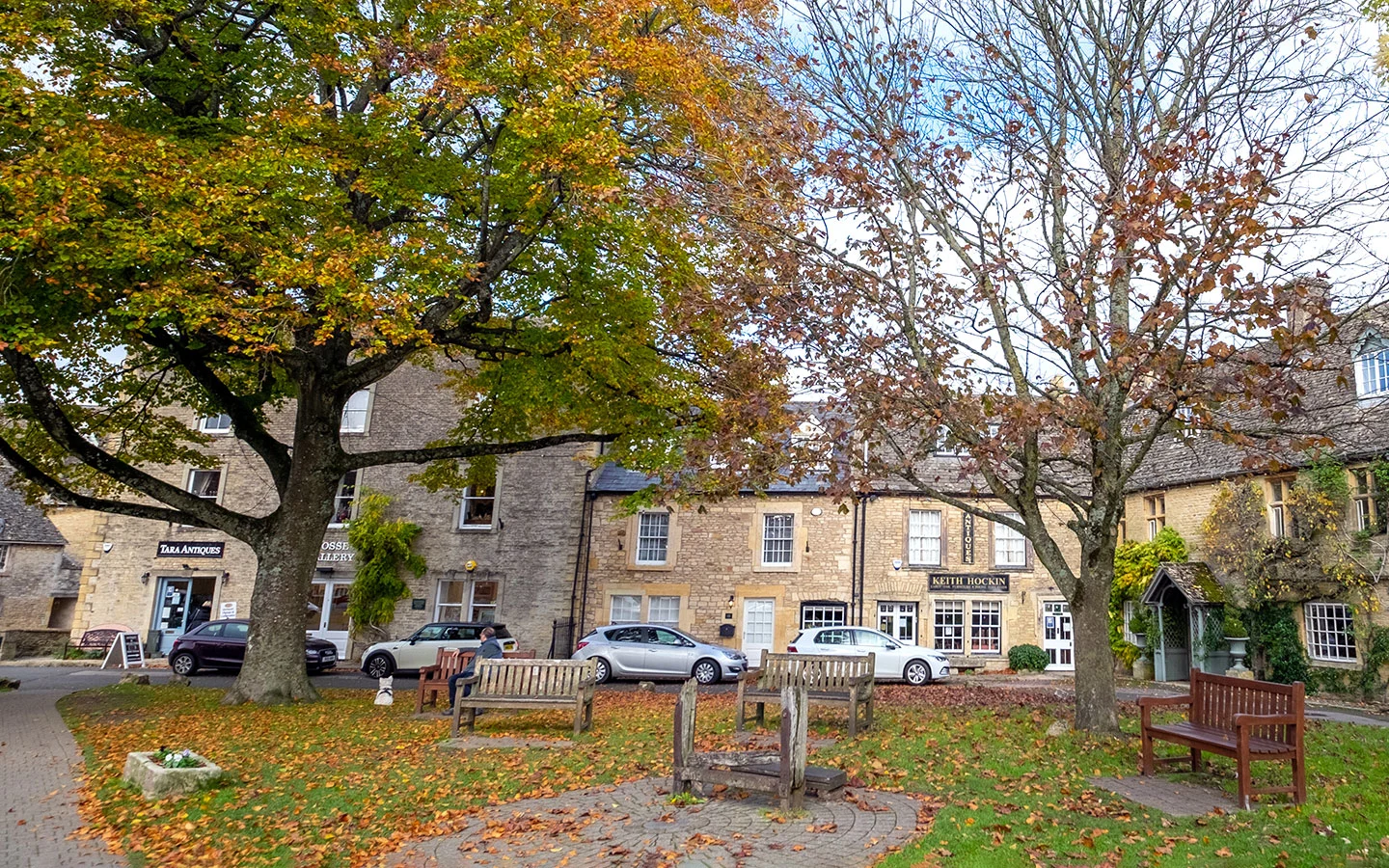 Stow-on-the-Wold stocks and market square