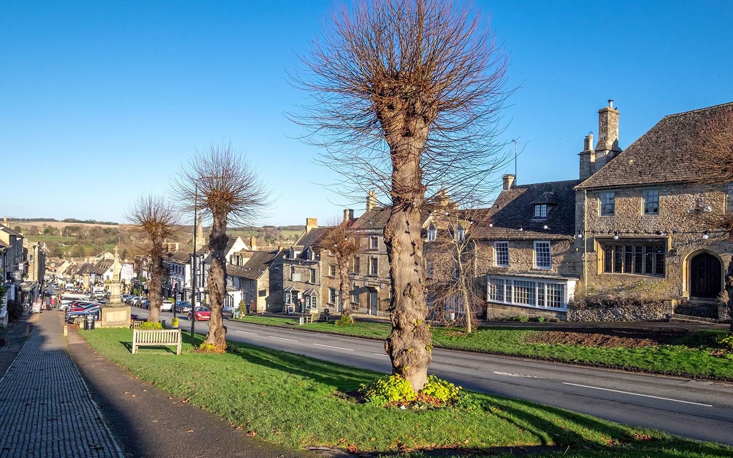 Burford Hill in the Cotswolds