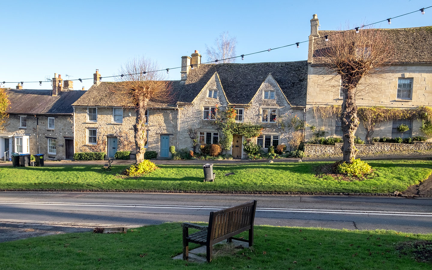 Historic buildings on Burford Hill