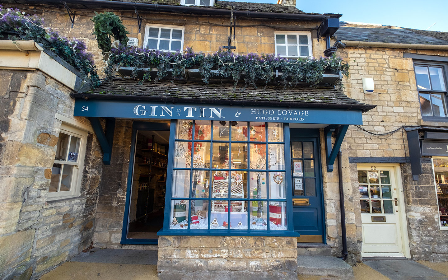 Shops in Burford in the Cotswolds