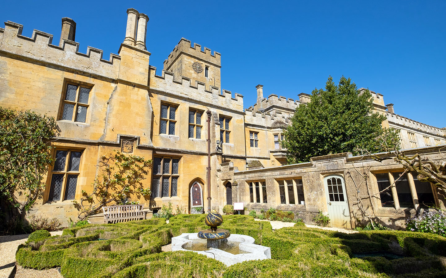 Sudeley Castle near Winchcombe in the Cotswolds