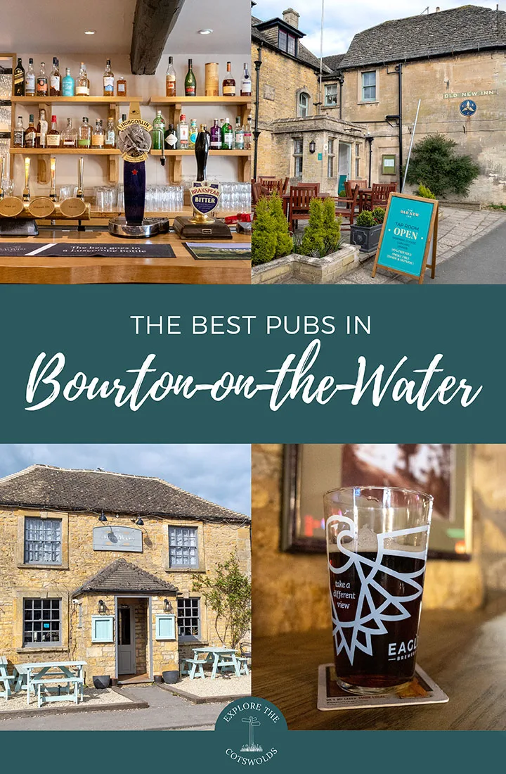 A guide to the best pubs in Bourton-on-the-Water in the Cotswolds – five traditional pubs with beer gardens, log fires and great food and drink | Best Bourton-on-the-Water pubs | Cotswold pubs | Bourton-on-the-Water dog-friendly pubs | Places to eat in Bourton-on-the-Water