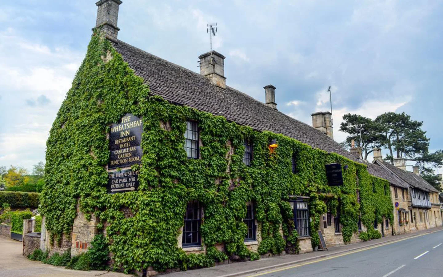 The Wheatsheaf Inn in Northleach in the Cotswolds