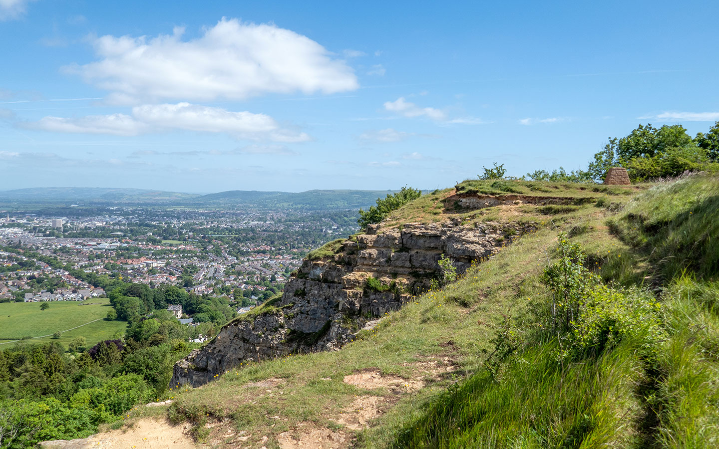 Leckhampton Hill views over Cheltenham