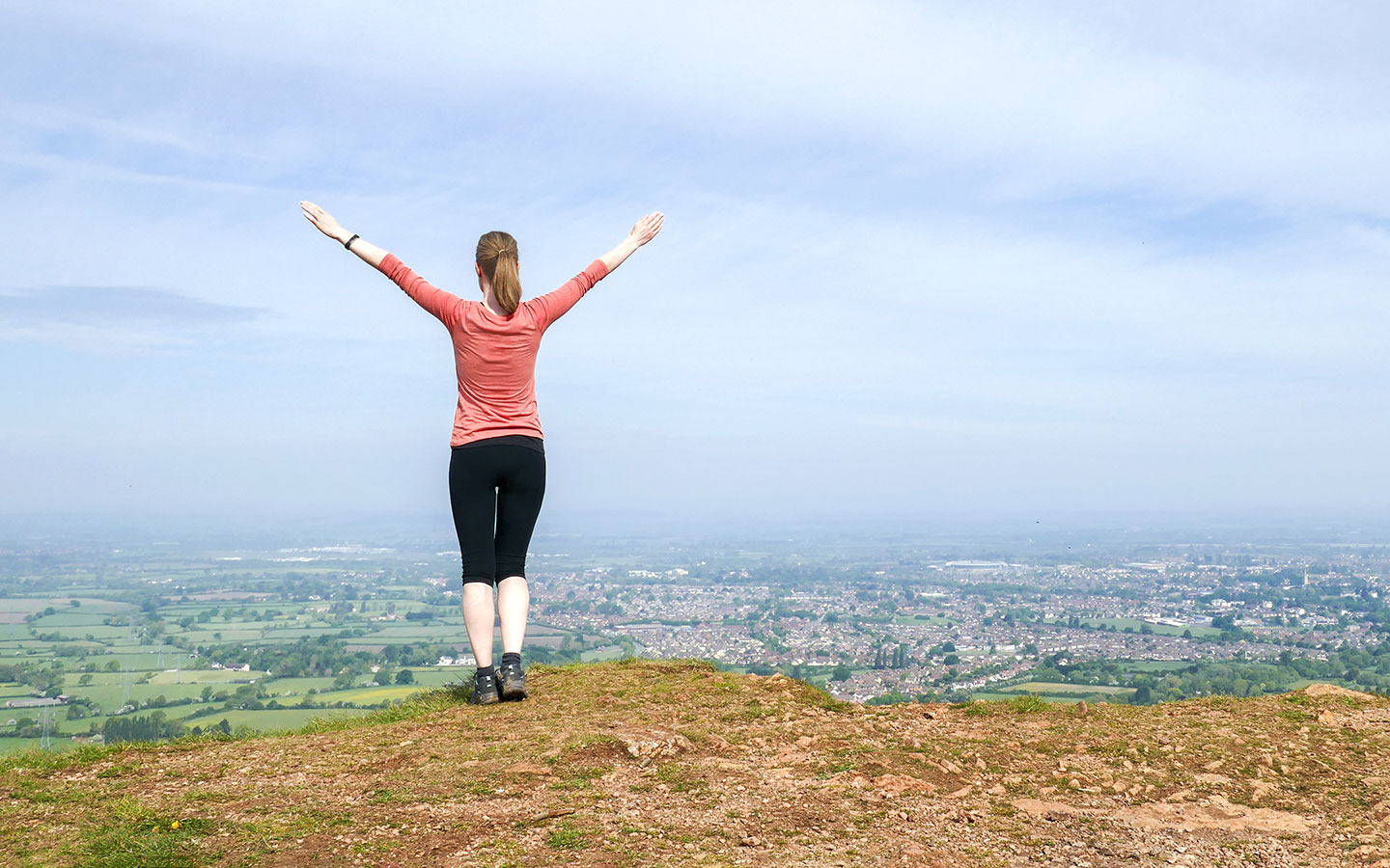 Lucy on Leckhampton Hill