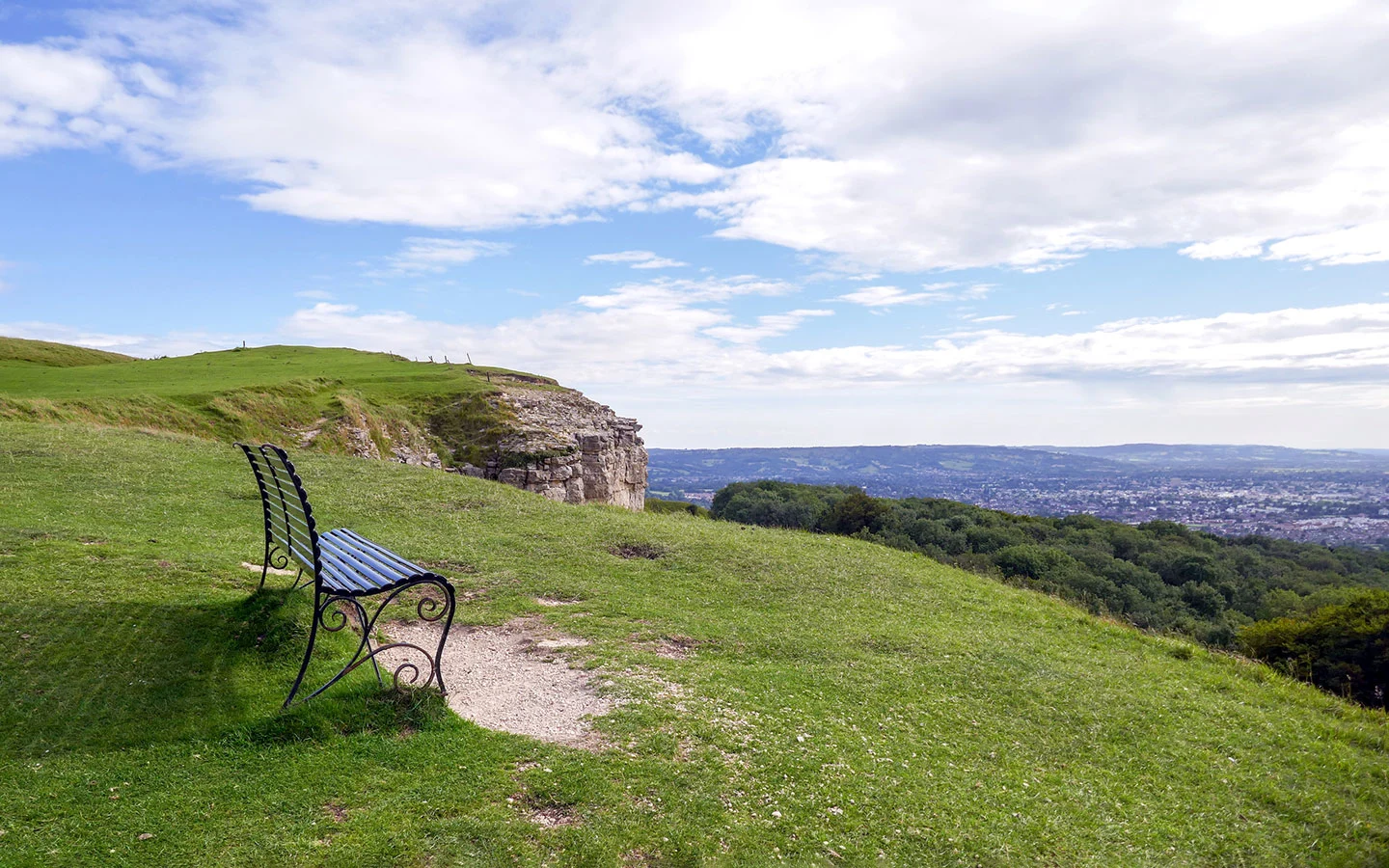 Views from Cleeve Hill in the Cotswolds