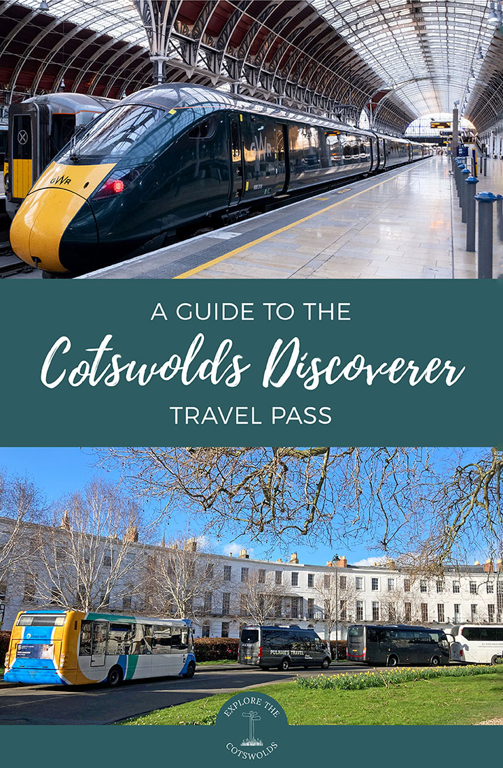 A guide to the Cotswolds Discoverer Pass – a one-day Cotswold travel pass which gives you discounted train and bus travel in the Cotswolds | Cotswolds travel pass | Cotswolds transport pass | Cotswold Discoverer Pass | Cotswolds bus pass | Cotswold budget tips