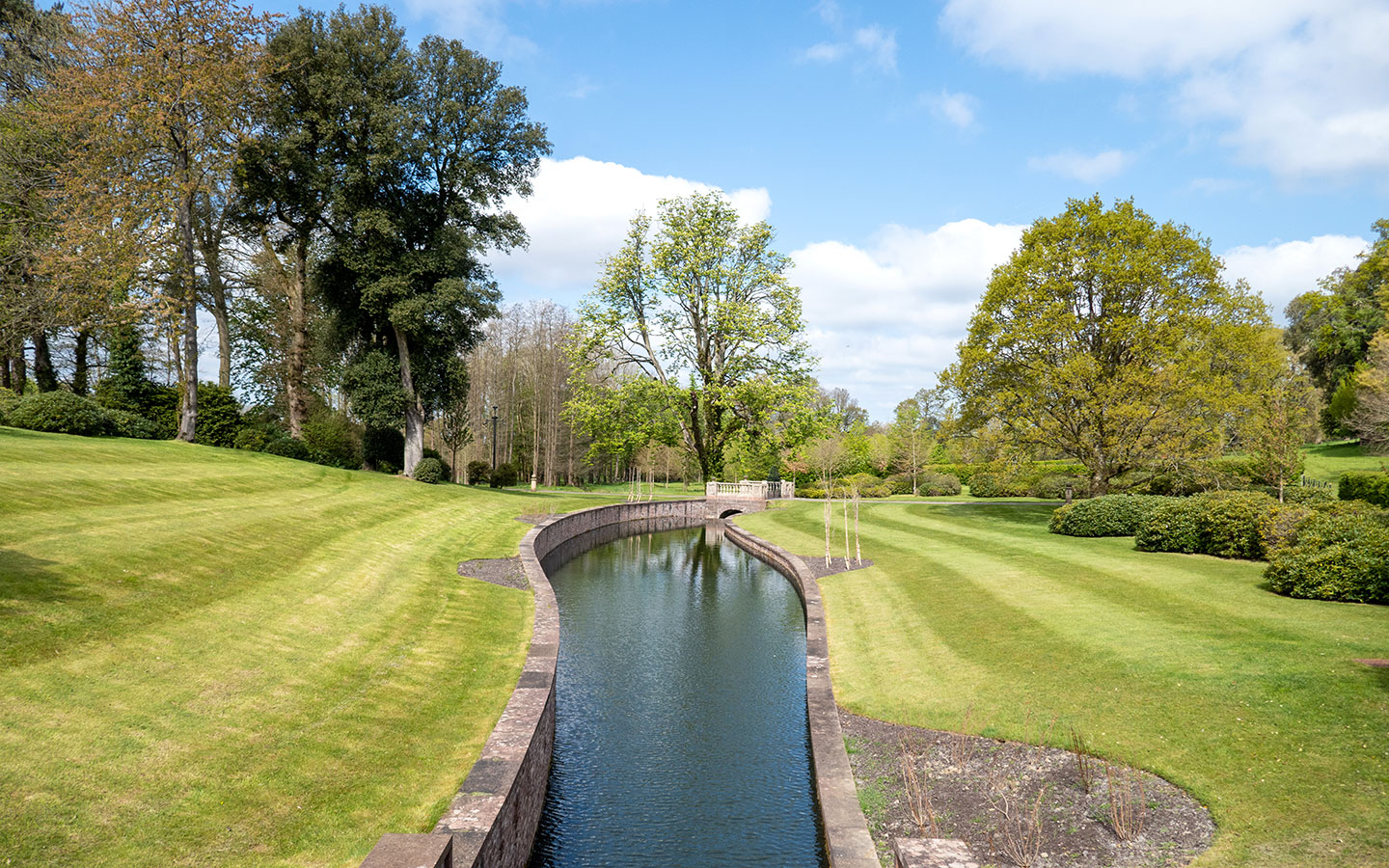 The grounds of Dodington Park Estate on the Cotswold Way route