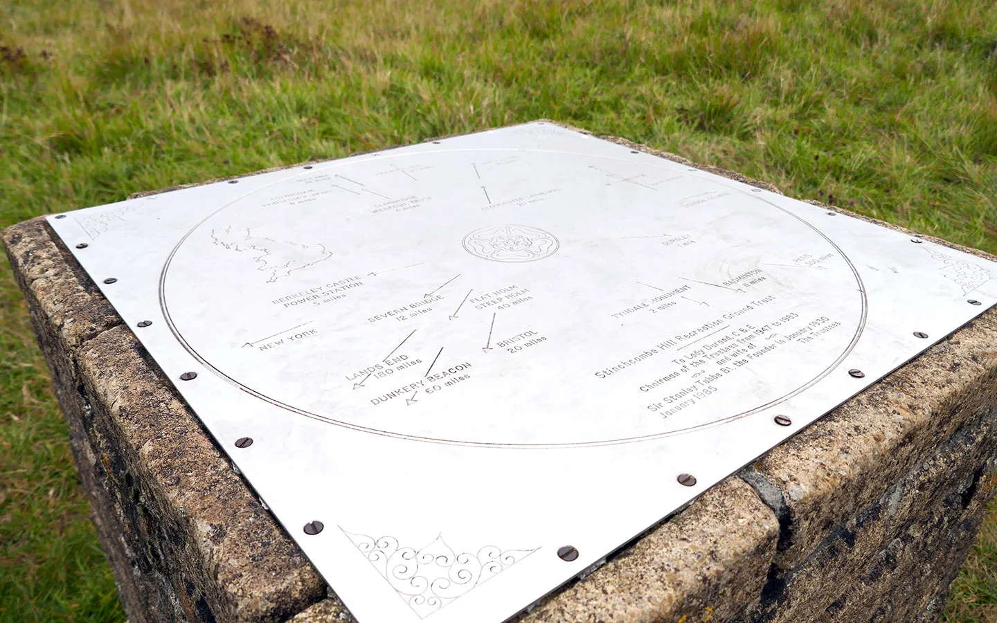 Stinchcombe Hill viewpoint in the Cotswolds