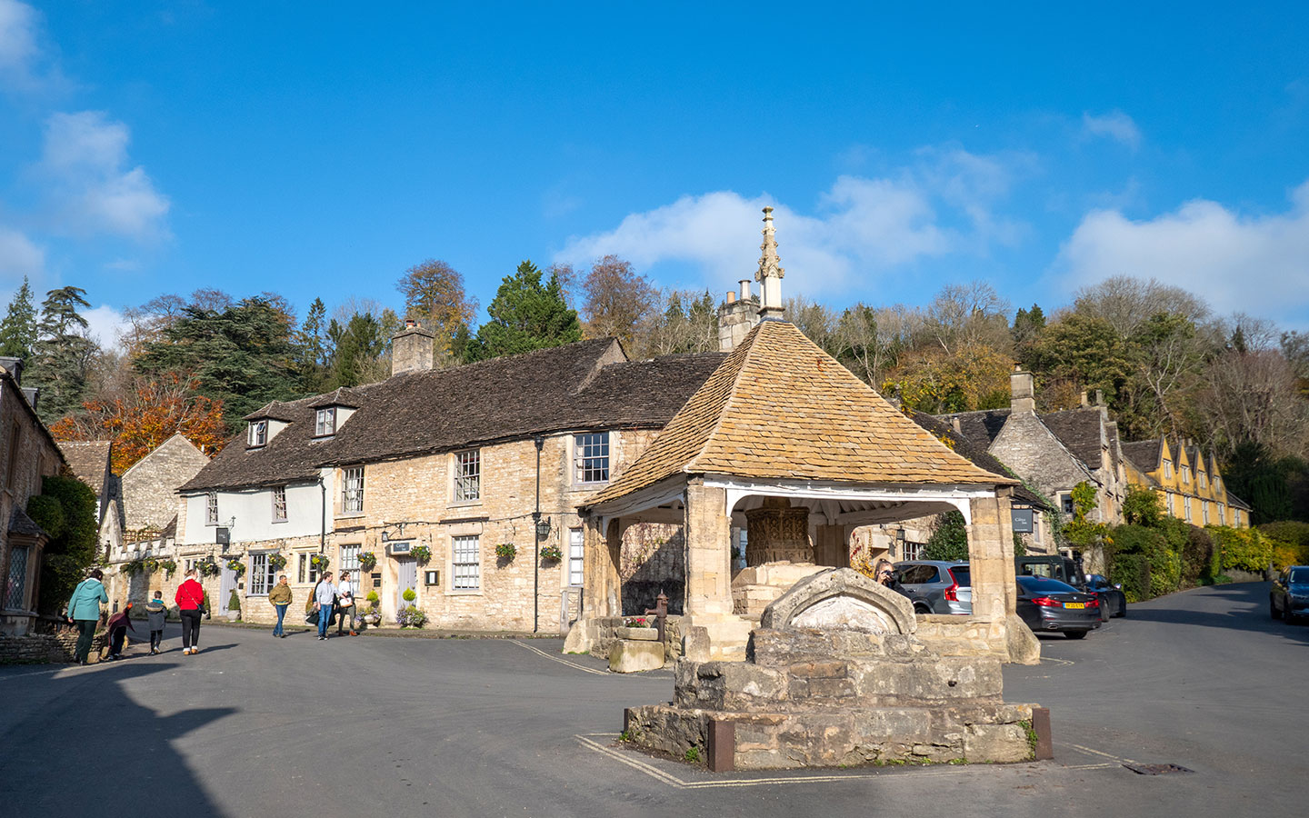 Castle Combe on a day trip from Bath to Cotswolds