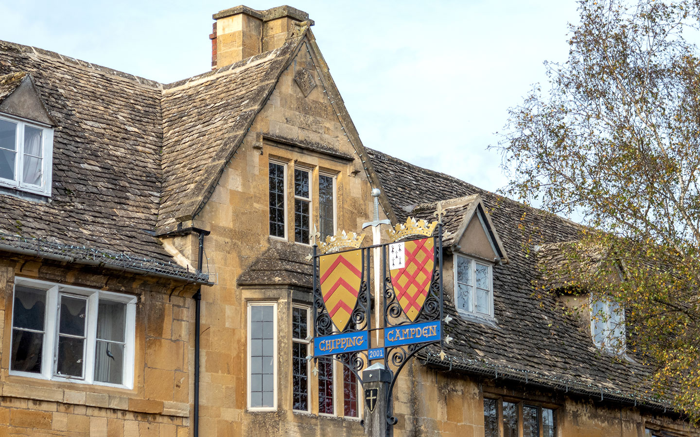 Chipping Campden's heraldic town shields