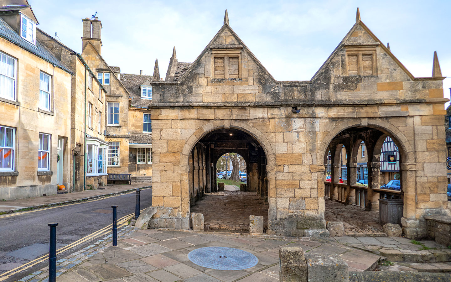 The Market House in Chipping Campden in the Cotswolds