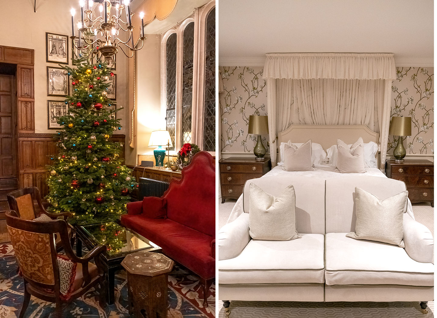 Luxury room at Ellenborough Park hotel near Cheltenham