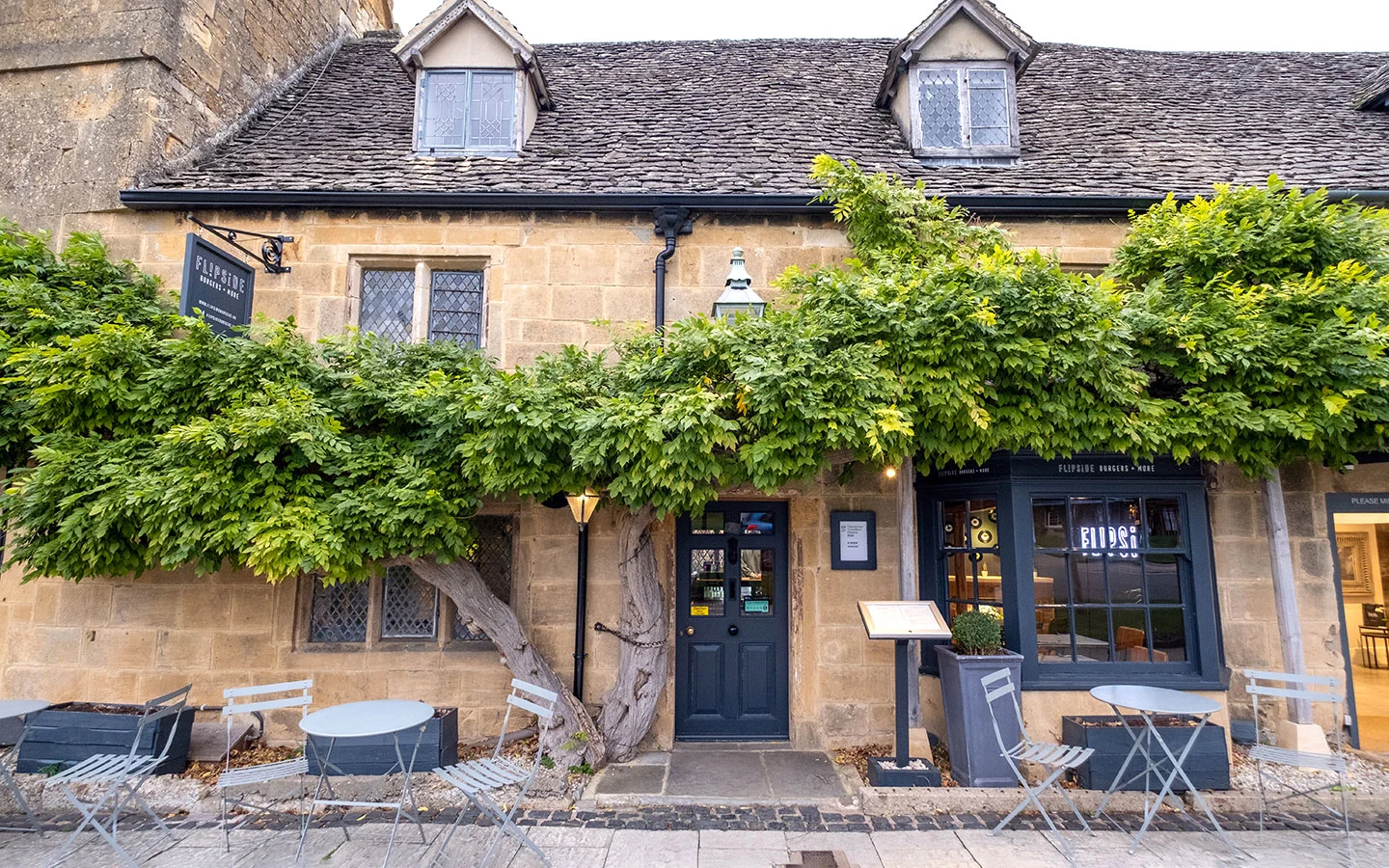 Restaurant on Broadway's High Street in the Cotswolds