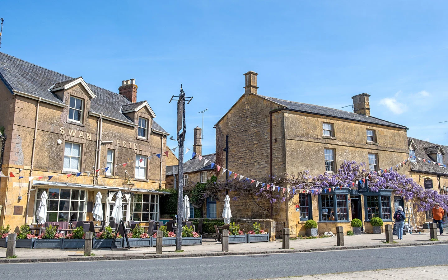 Broadway village in the Cotswolds in summer