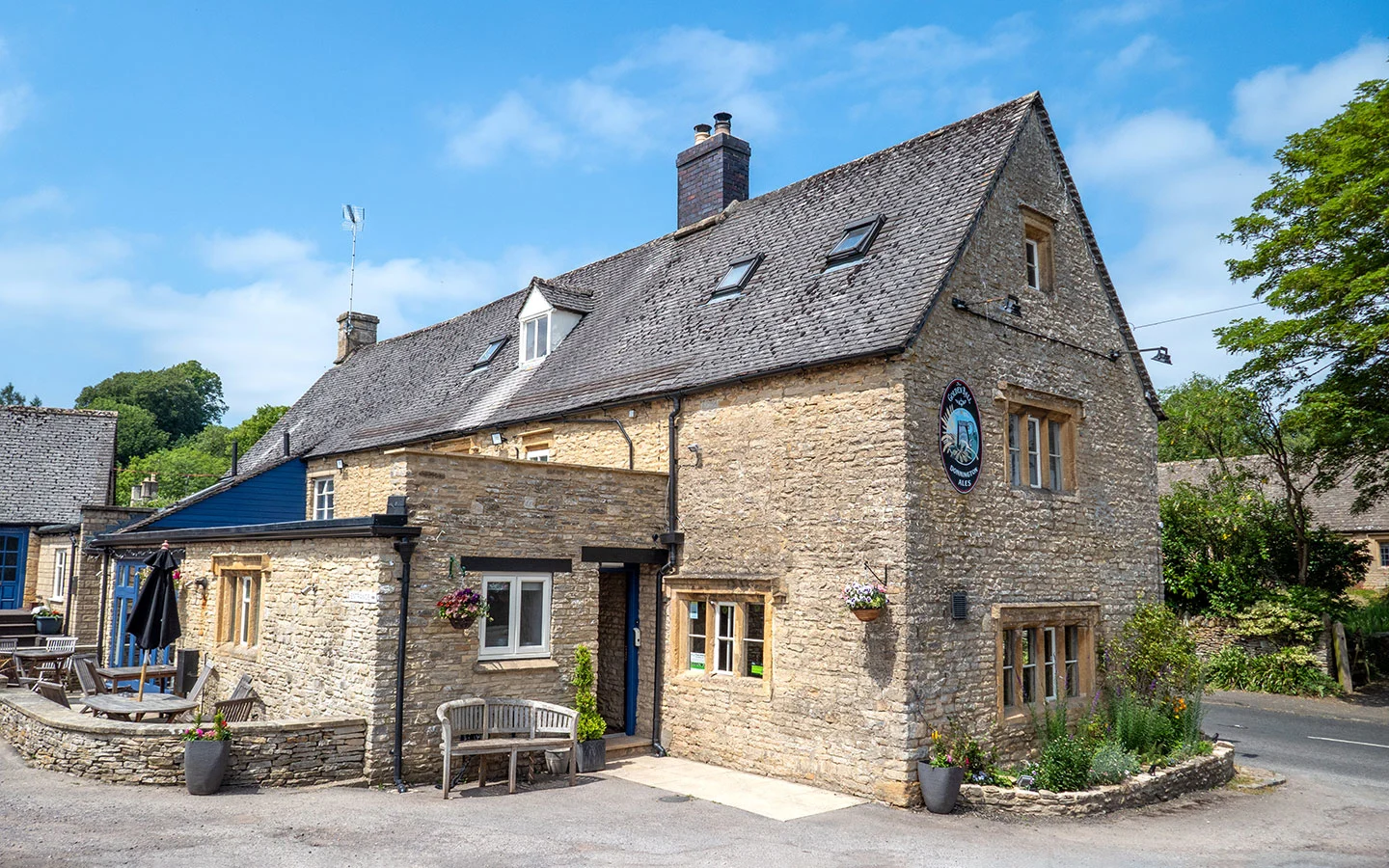 The Golden Ball pub in Lower Swell, Cotswolds