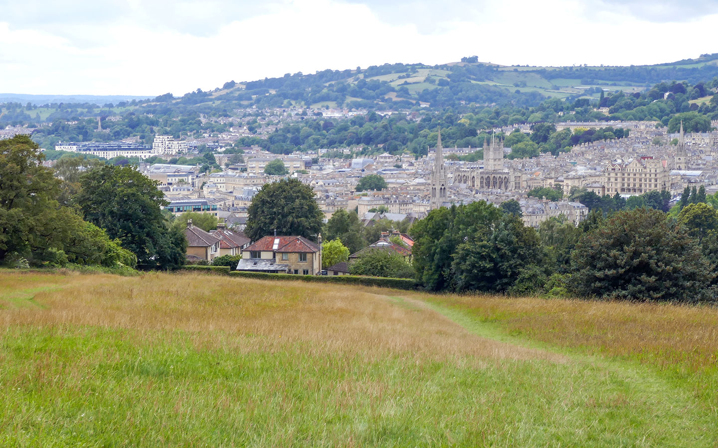 Views over Bath from the Bath Skyline Walk