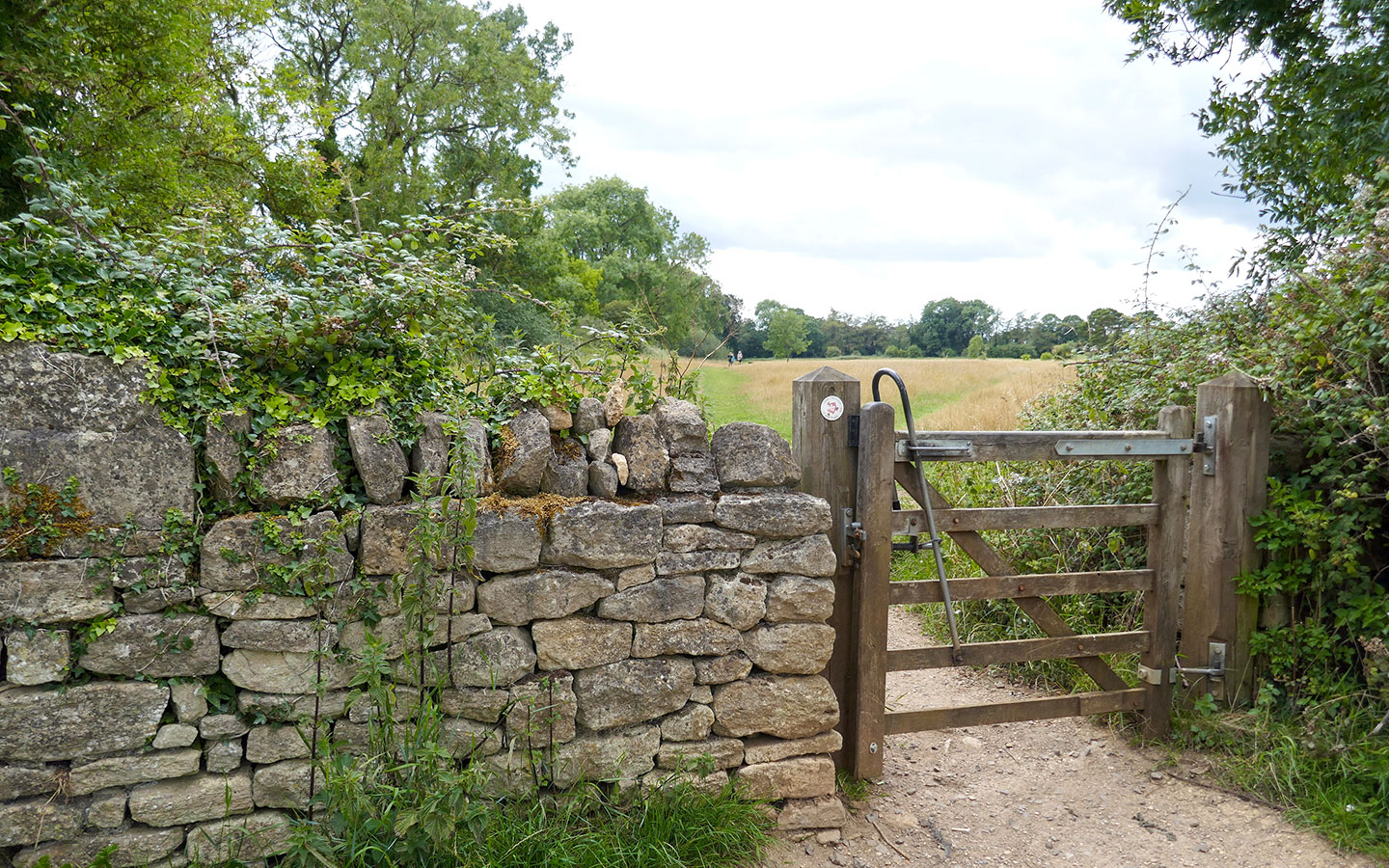 Wooden gate on Claverton Down