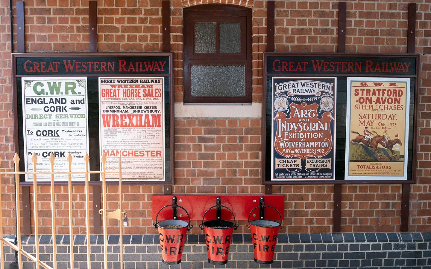 Vintage details on the Gloucestershire-Warwickshire Steam Railway