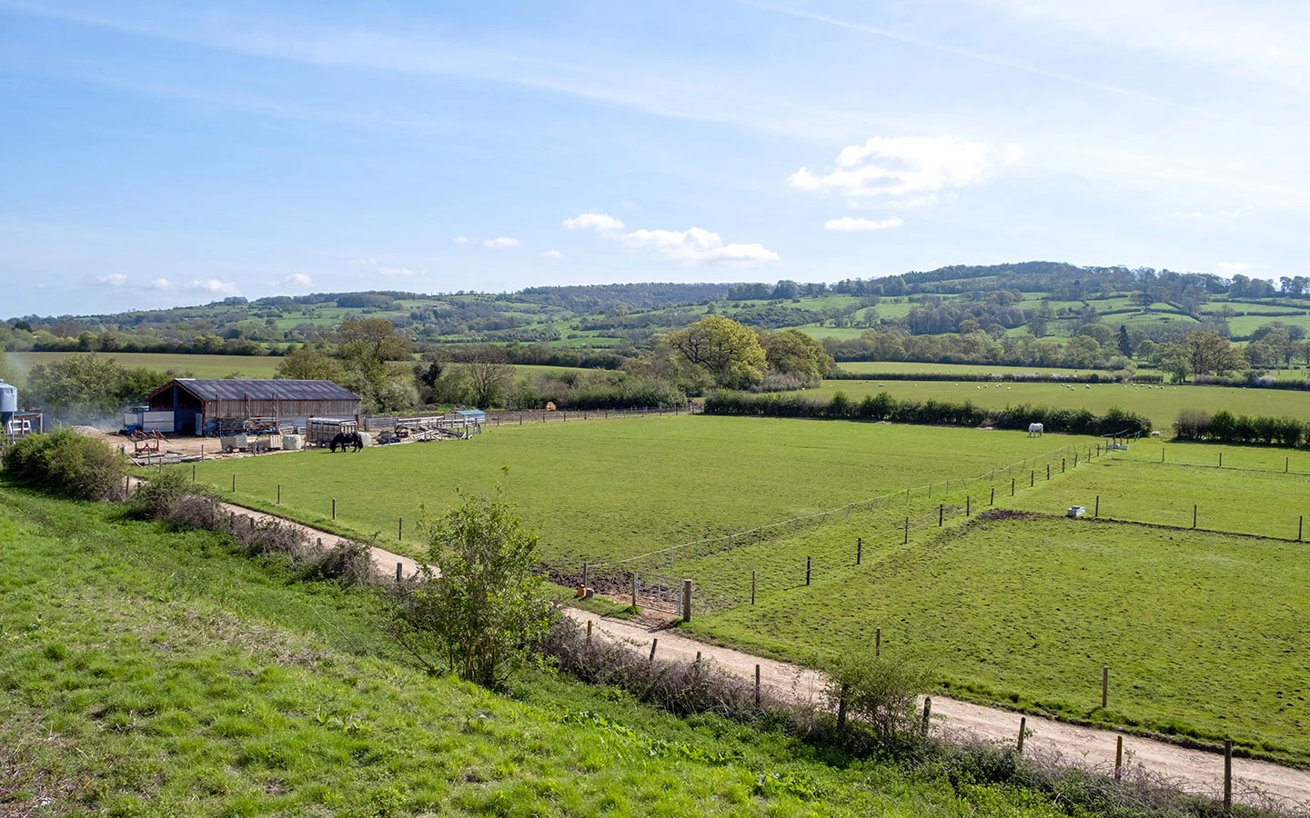 Countryside views from the Cotswold steam train