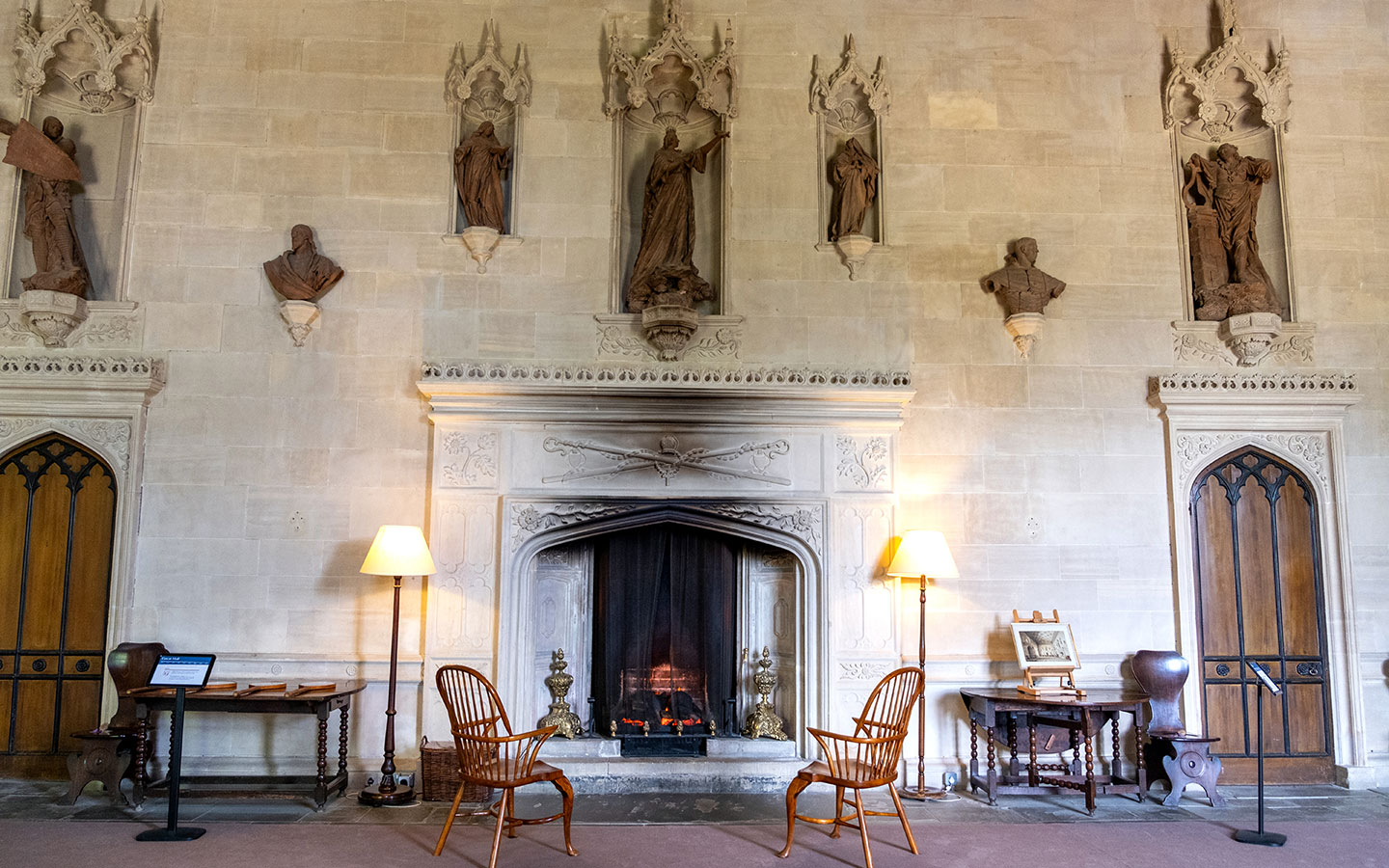 The Gothick Great Hall at Lacock Abbey