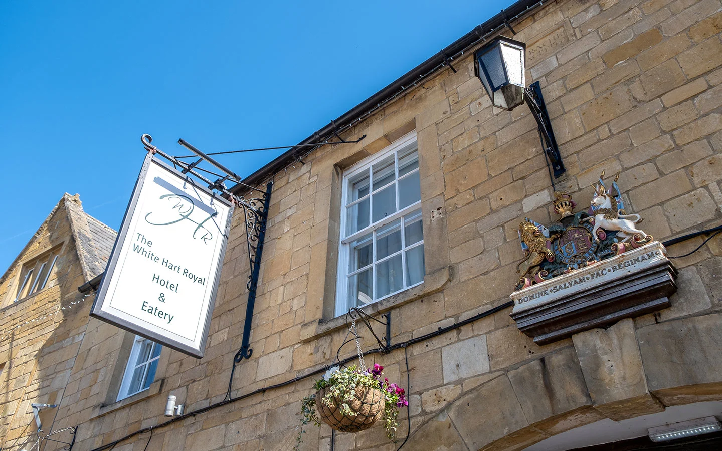 The White Hart Royal Hotel, where Charles I once stayed