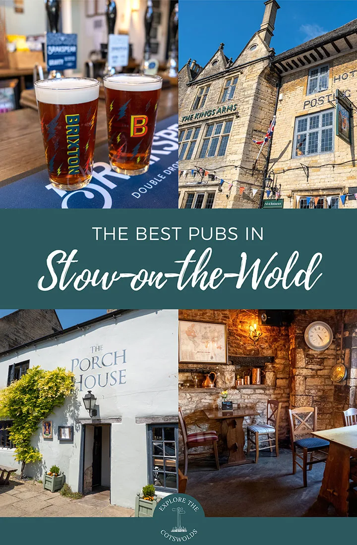 Guide to the best pubs in Stow-on-the-Wold in the Cotswolds – six great Cotswold pubs with beer gardens, log fires, great food and drink  | Best Stow-on-the-Wold pubs | Cotswold pubs | Stow-on-the-Wold dog-friendly pubs | Places to eat in Stow-on-the-Wold