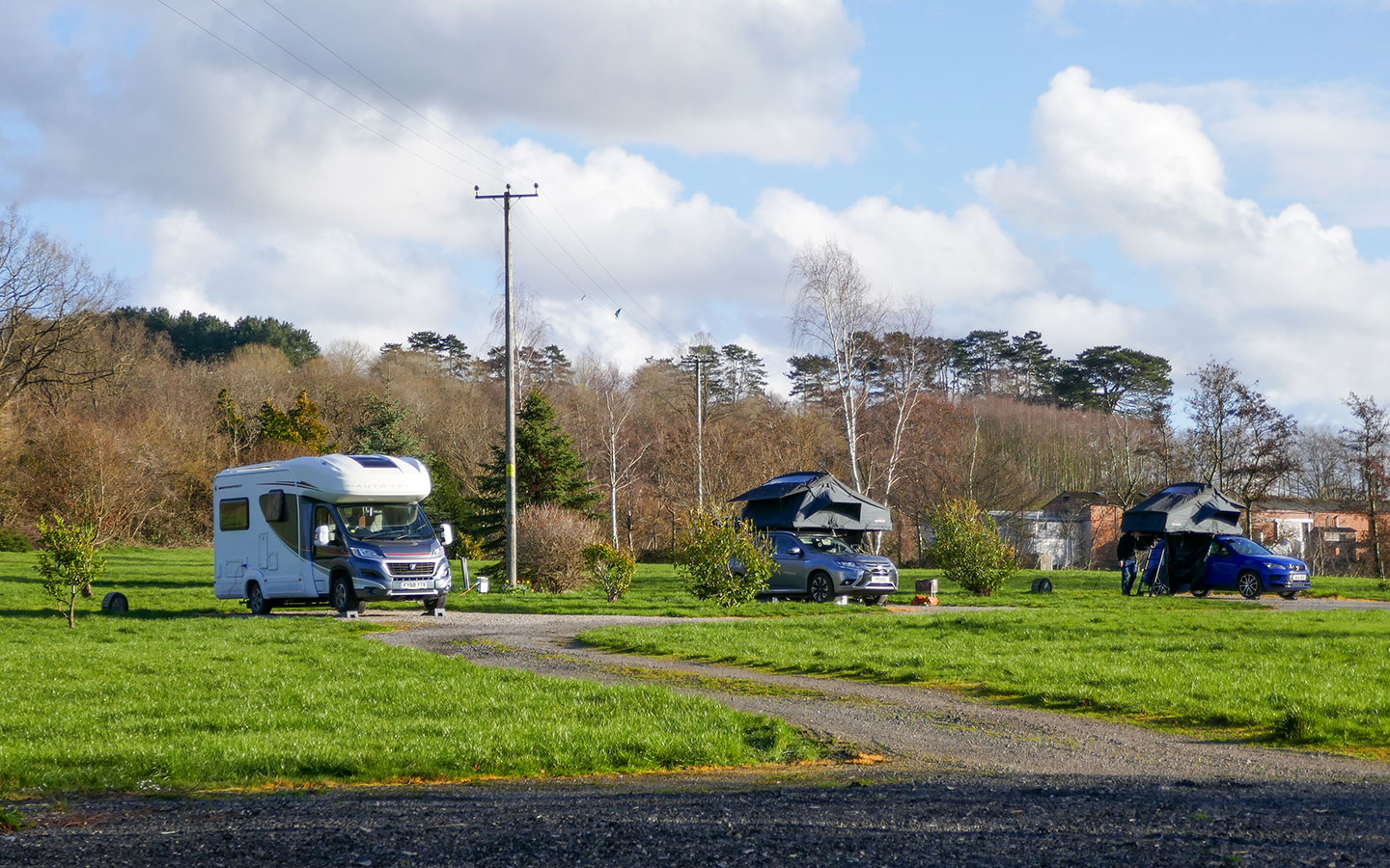 Hayles Fruit Farm campsite on the Cotswold Way