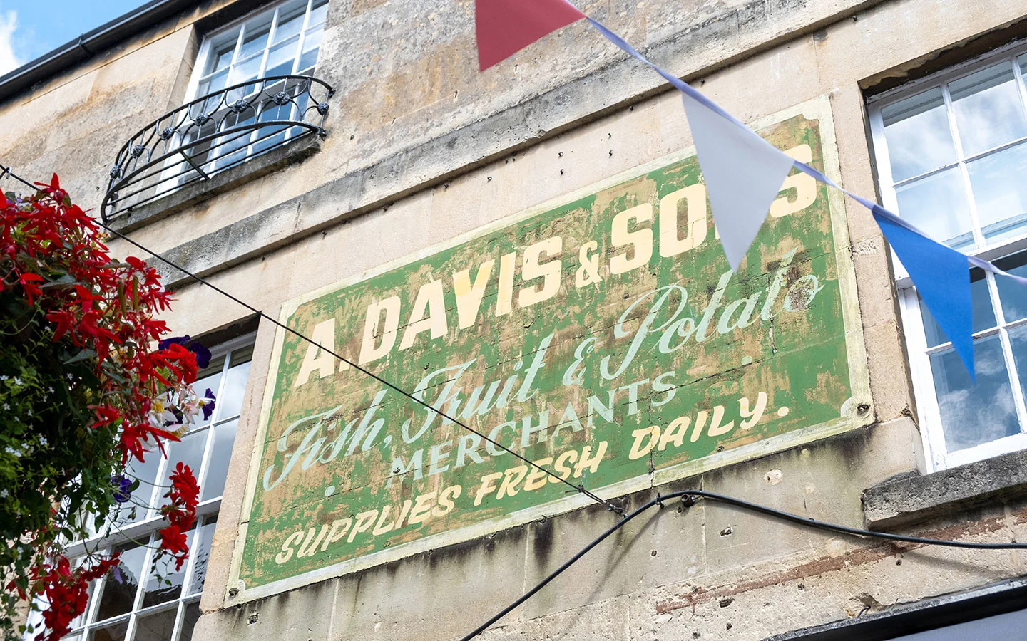 Vintage sign in the Shambles