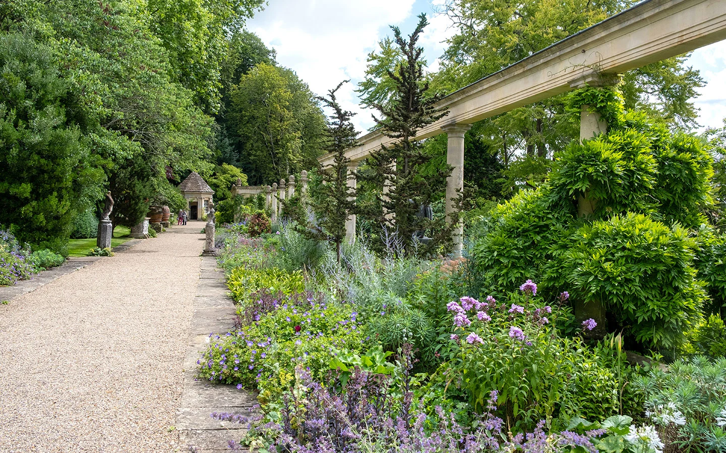 Iford Manor Gardens near Bradford on Avon in the Cotswolds