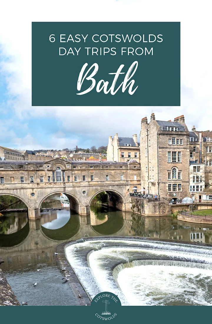 Six easy day trips from Bath to Cotswolds, which you can do without a car using public transport, including Bradford on Avon and Castle Combe | Day trips from Bath | Cotswolds from Bath | Bath day trips | Cotswold day trips | Cotswolds without a car