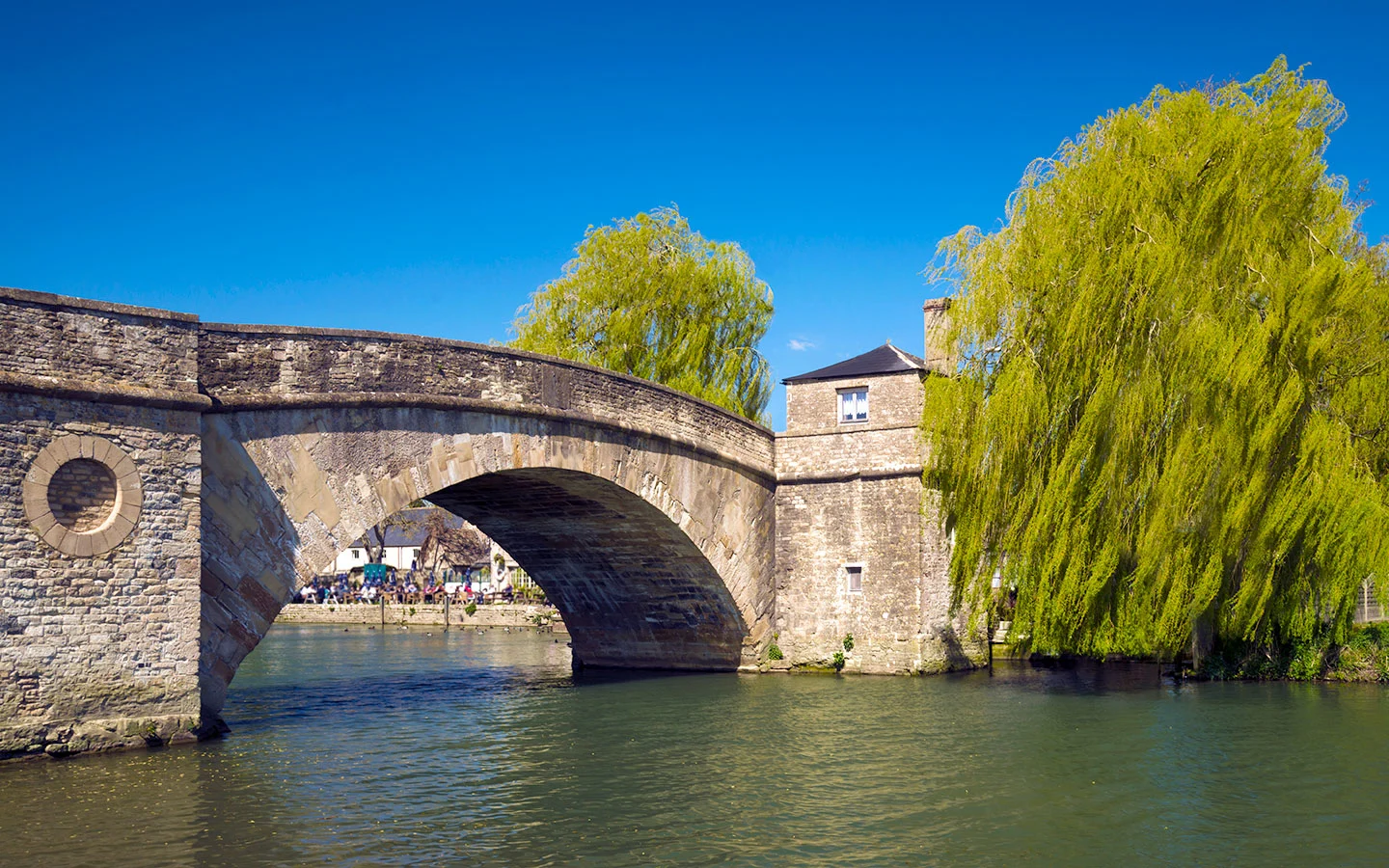 Lechlade's Halfpenny Bridge on the Coswolds Romantic Road route