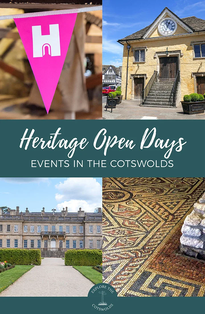 A guide to the highlights of Heritage Open Days in the Cotswolds, including events at Dyrham Park, Prior Park and Woodchester Mansion | Heritage Open Days | Things to do in the Cotswolds in September | History tours in the Cotswolds